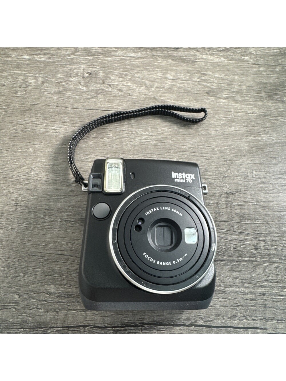 Fujifilm Instax Mini 70 Instant Print Camera Black Edition Tested and Working